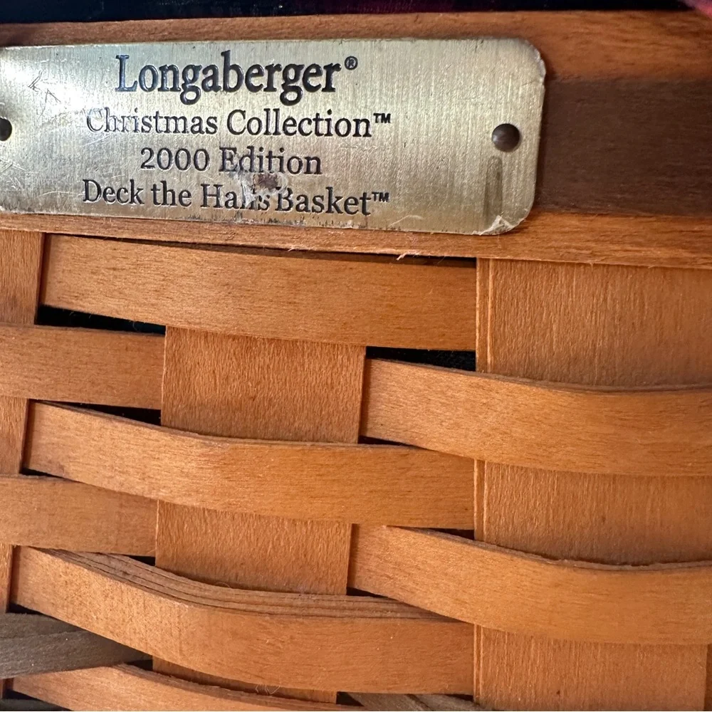 Longaberger Deck the Halls Basket Christmas Collection 2000‎ Century Celebration